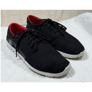 Etnies Men's 11 Black Scout Mesh Lace Up Sneakers Skate Lightweight Casual Shoes